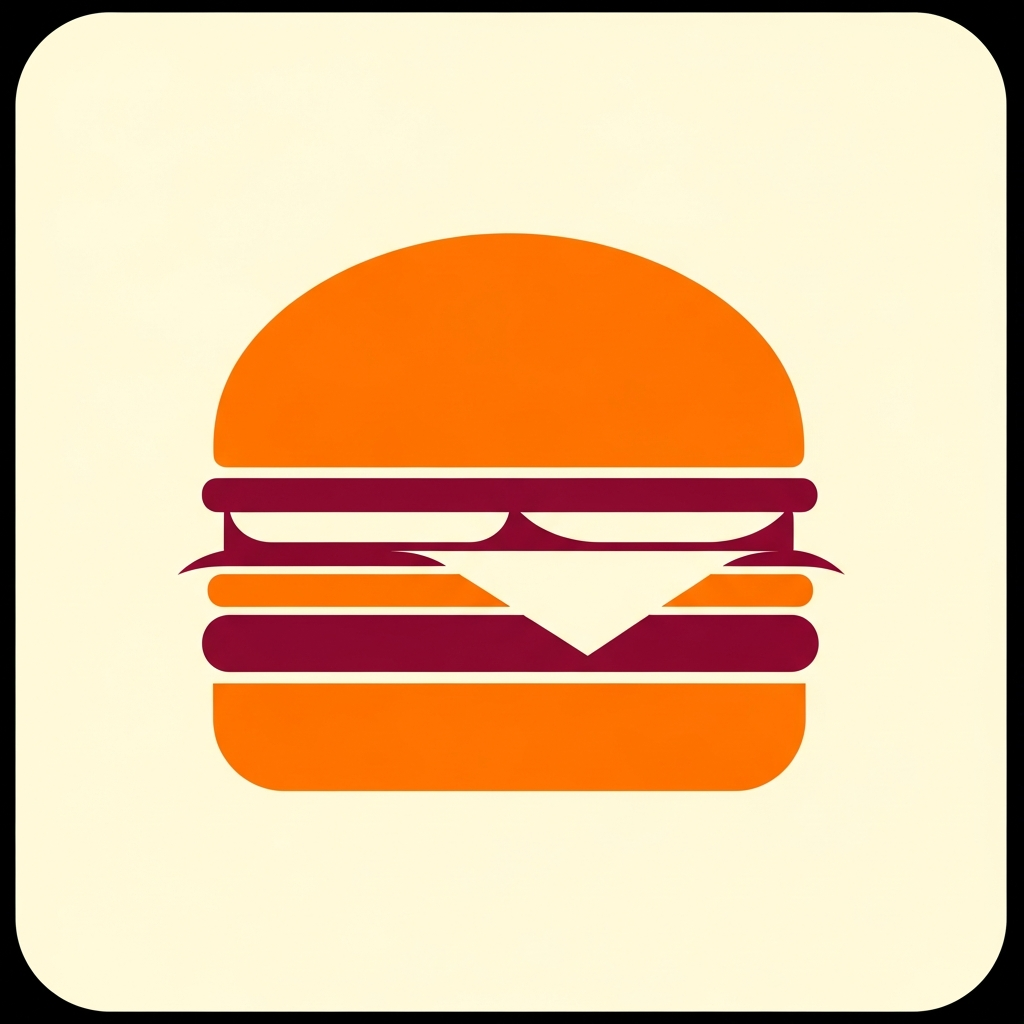 A spread of classic American fast food